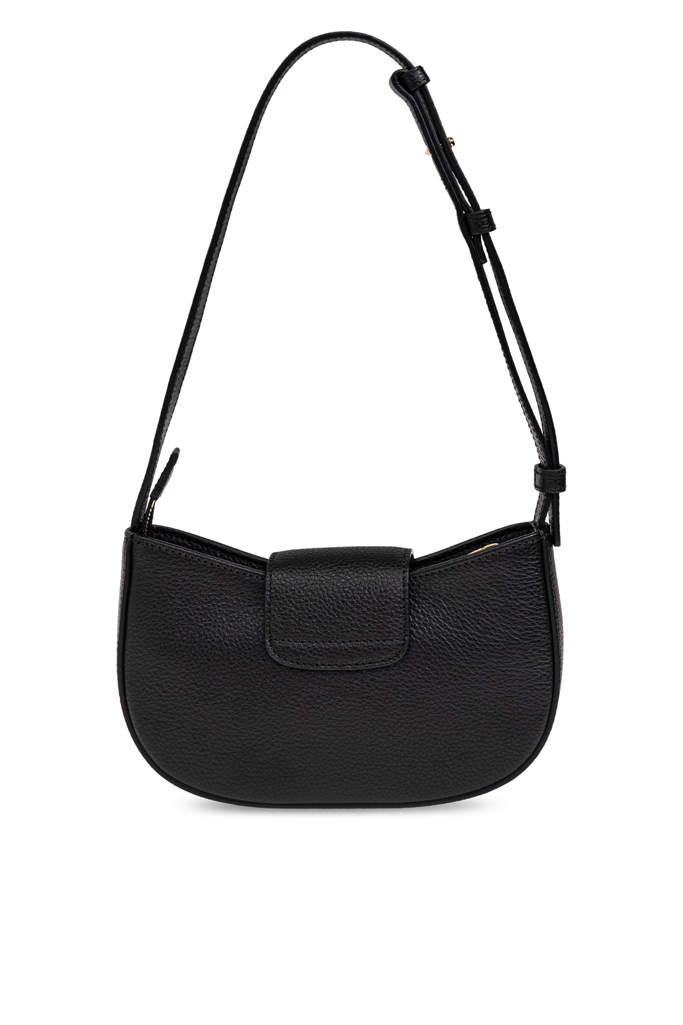 VIP【関税送料無料】希少 FERRAGAMO BLACK LEATHER SHOULDER BAG Ferragamo Black Leather Shoulder Bag - J'adore Fashion Boutique